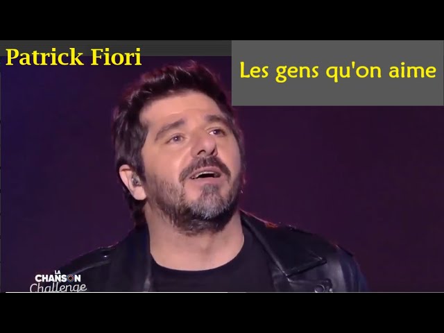 Patrick Fiori - Les gens qu'on aime (live, La chanson challenge. La Suite,  TF1 17.08.2019) - YouTube