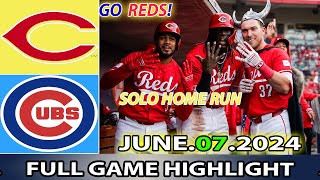 Reds vs. Chicago Cubs (06/07/24) GAME HIGHLIGHTS | MLB Season 2024