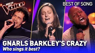 Video thumbnail of "The BEST Gnarls Barkley's CRAZY covers in The Voice | Who sings it best? #4"