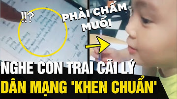 Dạy con học bài, người mẹ BẤT LỰC với pha CÃI LÝ đúng thức tế của con trai | Tin Ngắn 3 Phút