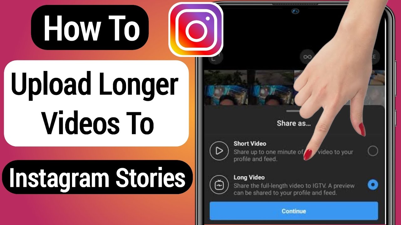 How To Upload Longer Videos to Instagram Stories (2022) Add 1 Minute