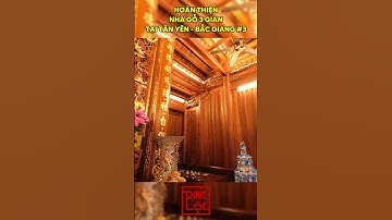 #3 Hoàn thiện nhà gỗ 3 gian sân vườn ao chòi tại Tân Yên Bắc Giang #nhago3gian #nhathoho #nhago