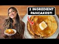 Pancakes with Just 2 Ingredients?! Keto, Low Carb and Low Calorie!