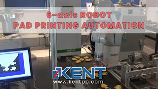 6 axis Robot Pad Printing Automation by KENT
