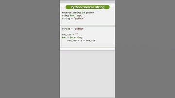 Python String | reverse string using for loop | ways of reverse string  | python shorts #shorts #yt