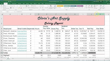 Excel Module 2 part 2