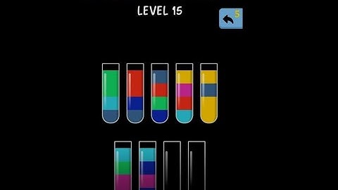 Water color sort level 15 #Shorts