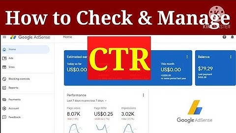How To Check CTR In Google Adsense | Google Adsense Update 2020 | CTR Kese Check Karyn