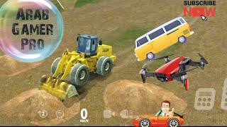 Heavy Excavator Loading Sand into Dump Truck at Construction Site - Android Gameplay screenshot 1