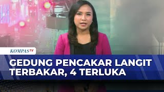 Penampakan Gedung Pencakar Langit Chinachem Tower di Hong Kong Terbakar, 4 Orang Terluka