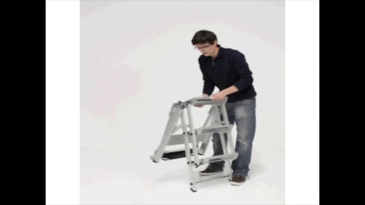 Easy Slope Aluminium Folding Leader Steps Youtube