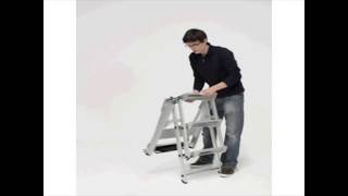Easy Slope Aluminium Folding Leader Steps