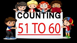 counting 51 to 60|| count and learn|| how to learn numbers|| numbers song.