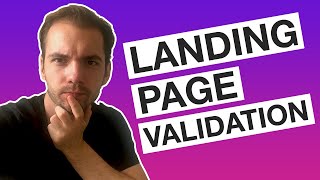 Validating startup ideas with a landing page Net Worth