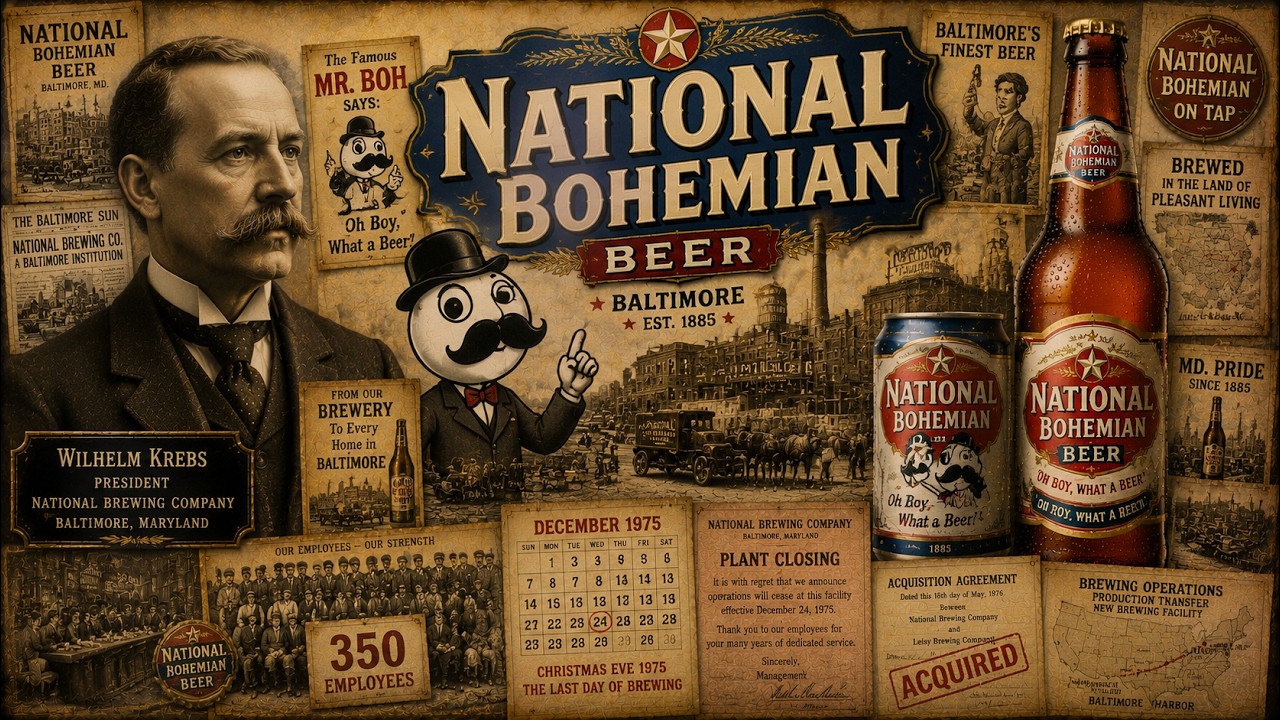 The beer left its home city in 1978, and almost no one in that city noticed. The trucks kept rolling, the bars kept pouring, and a one-eyed man with a...