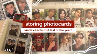 ☾ storing photocards (kinda chaotic) !! ⋆⁺ ateez, exo, the boyz