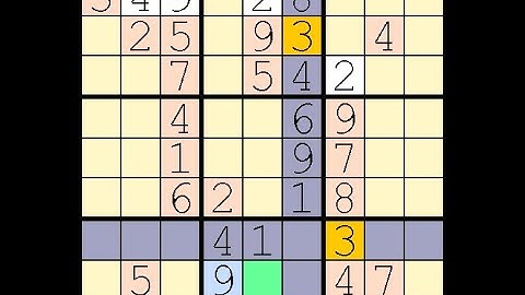 How to Solve Washington Times Sudoku Difficult April 8, 2023