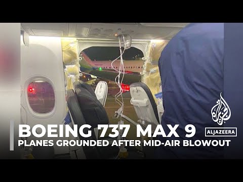 What happened to Alaska Airlines' Boeing 737 Max 9 whose door blew off?