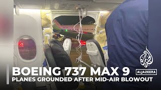 What happened to Alaska Airlines' Boeing 737 Max 9 whose door blew off?