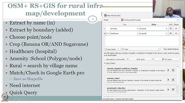 Week 11 : Lecture 53 : RS and OSM for mapping rural infrastructures: Schools
