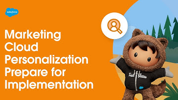 Prepare for Implementation | Marketing Cloud Personalization