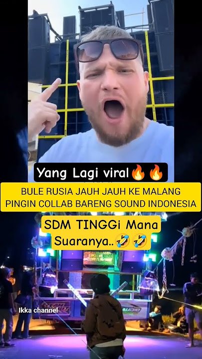 BULE VIRAL DARI RUSIA DATANG LANGSUNG KE JAWA TIMUR MENYAKSIKAN SOUND YANG LAGI VIRAL DI KONOHAππ