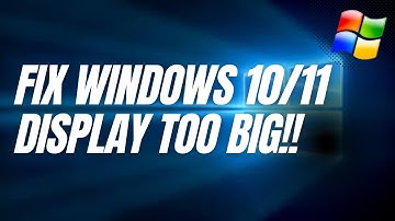 How To Fix Windows 11 Display Too Big | Fix Windows 11 Display Too Zoomed In (2024)