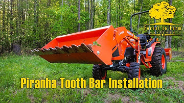Piranha Tooth Bar Installation