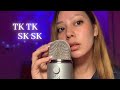 ASMR 💗 DRY MOUTH SOUNDS (TKTK, SKSK, TIKA TUT, TONGUE CLICKING)