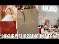 Cartier, Dior, Bvlgari, & Diptyque Shopping in Las Vegas // Come Luxury Shopping With Me
