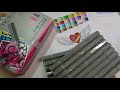 Crafter's Companion Spectrum Noir Brush Tip Tri-Blend Alcohol Ink Markers Review!