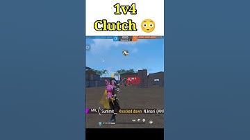 1v4 clutch free fire custom // 1v4 clutch free fire background music #shorts #freefire #viral