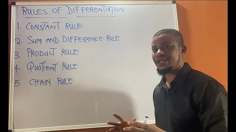 Constant Rule | Sum and Difference Rule | Rules of Differentiation | Rescue Math Academy