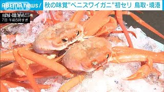 秋の味覚ベニズワイガニ　鳥取・境港で今季初水揚げ(2021年9月7日)