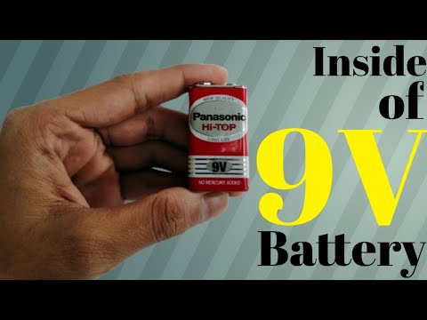 What's inside 9V Battery ? - YouTube