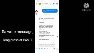 Paano mag-copy and paste ng message? screenshot 4