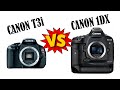 Canon T3i versus Canon 1D X! Vale a pena comprar uma câmera mais cara??