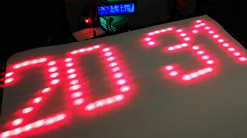 RTC clock with Arduino and P10 display