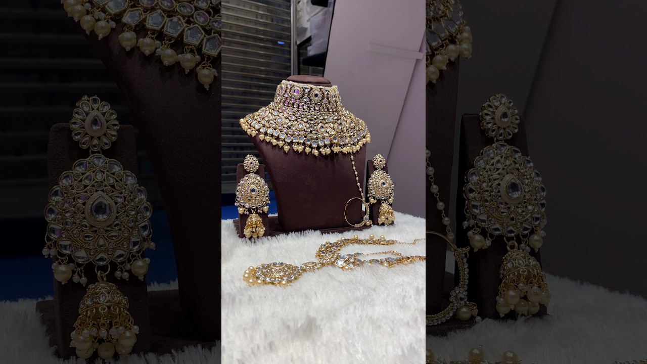 Kundan Semi Bridal Set | Artificial Jewellery 