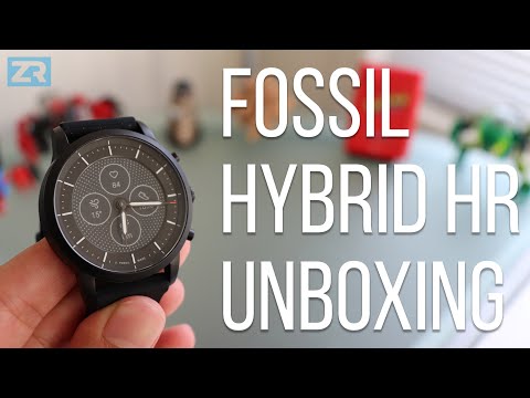 Fossil Hybrid HR Unboxing and Setup