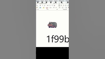 Find Hippopotamus Symbol in MS Word with Alt + X Shortcut!