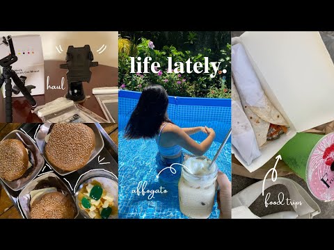 life lately: vlogging equipment haul, food trips, affogato coffee & more!!! |Shyla Impreso