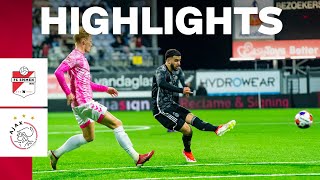 Highlights FC Emmen - Jong Ajax | Keuken Kampioen Divisie