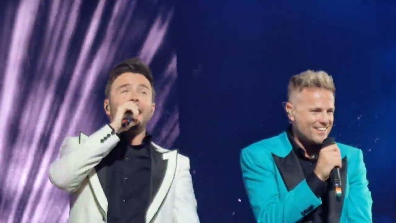 Westlife live 2022 Flying Without Wings ,Scarborough