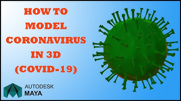 CORONAVIRUS (COVID-19) 3D MODEL || Autodesk Maya || Softorials