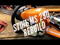 Stihl MS 290 Top End Rebuild