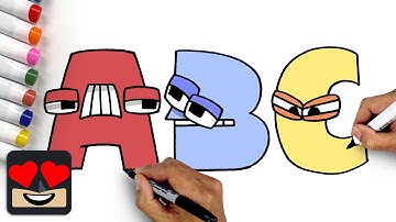 Alphabet Lore | How To Draw A, B, and C