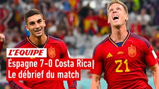 Espagne 7-0 Costa Rica : Le débrief du match (Coupe du monde 2022)
