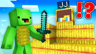 JJ and Mikey Shapeshift into Random Blocks - Minecraft Maizen