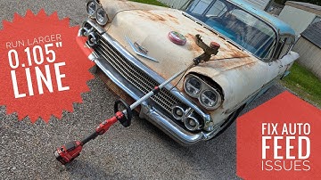 Fix Auto Feed Issues & Run Larger Line on Craftsman Weed Eater!
